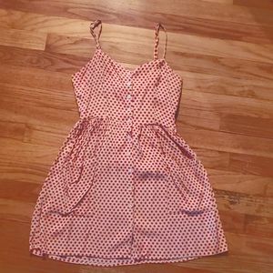 FOREVER 21 Red Polka Dot Dress